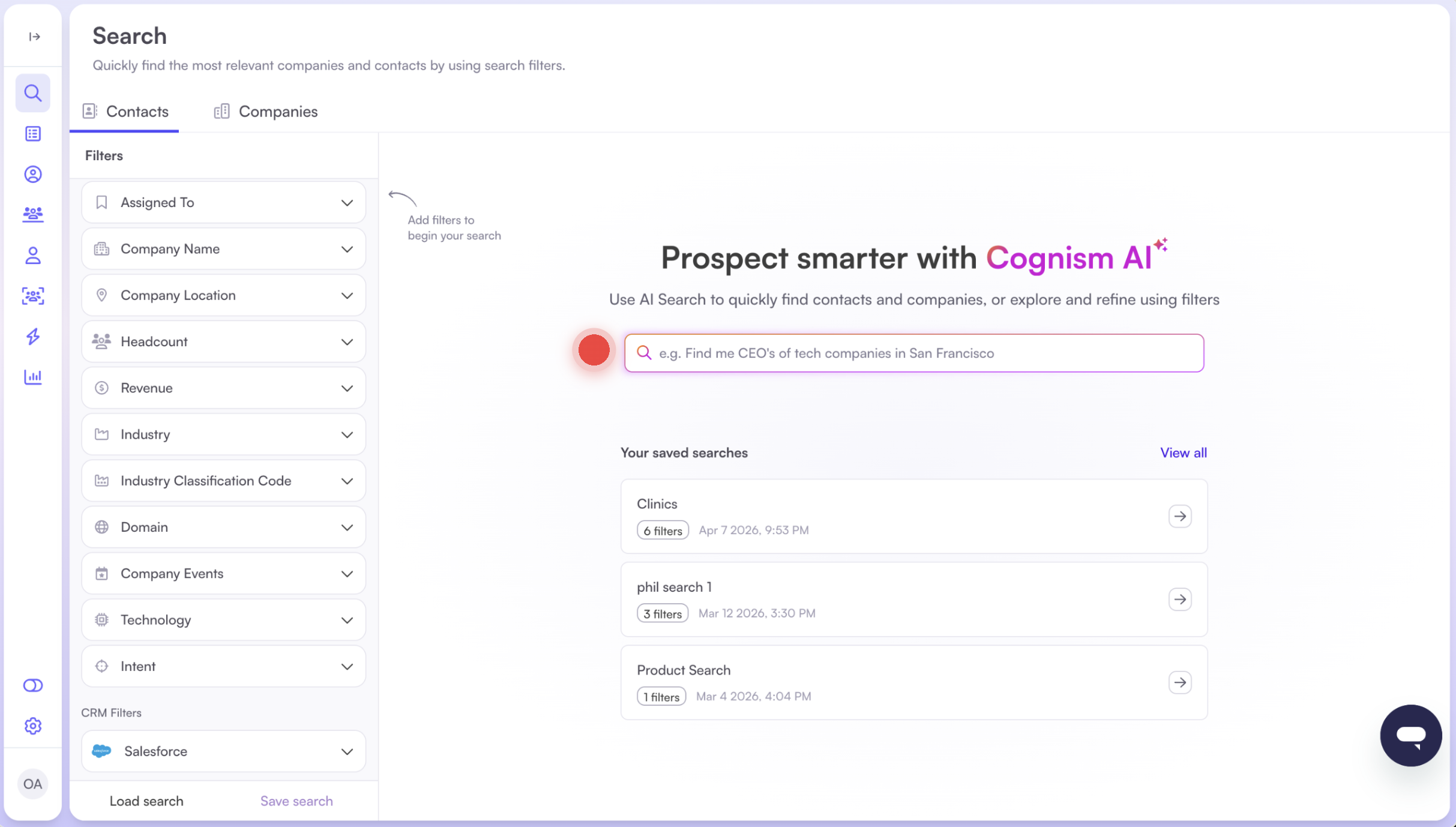 How to use AI Search in Cognism