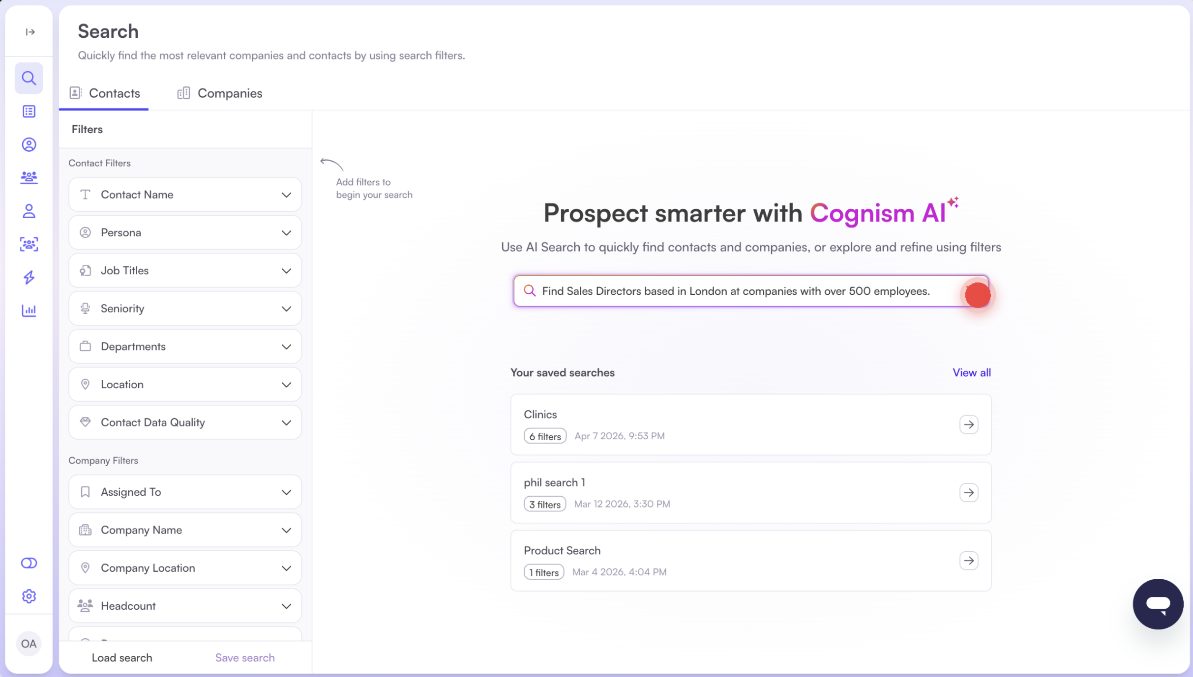 How to use AI Search in Cognism