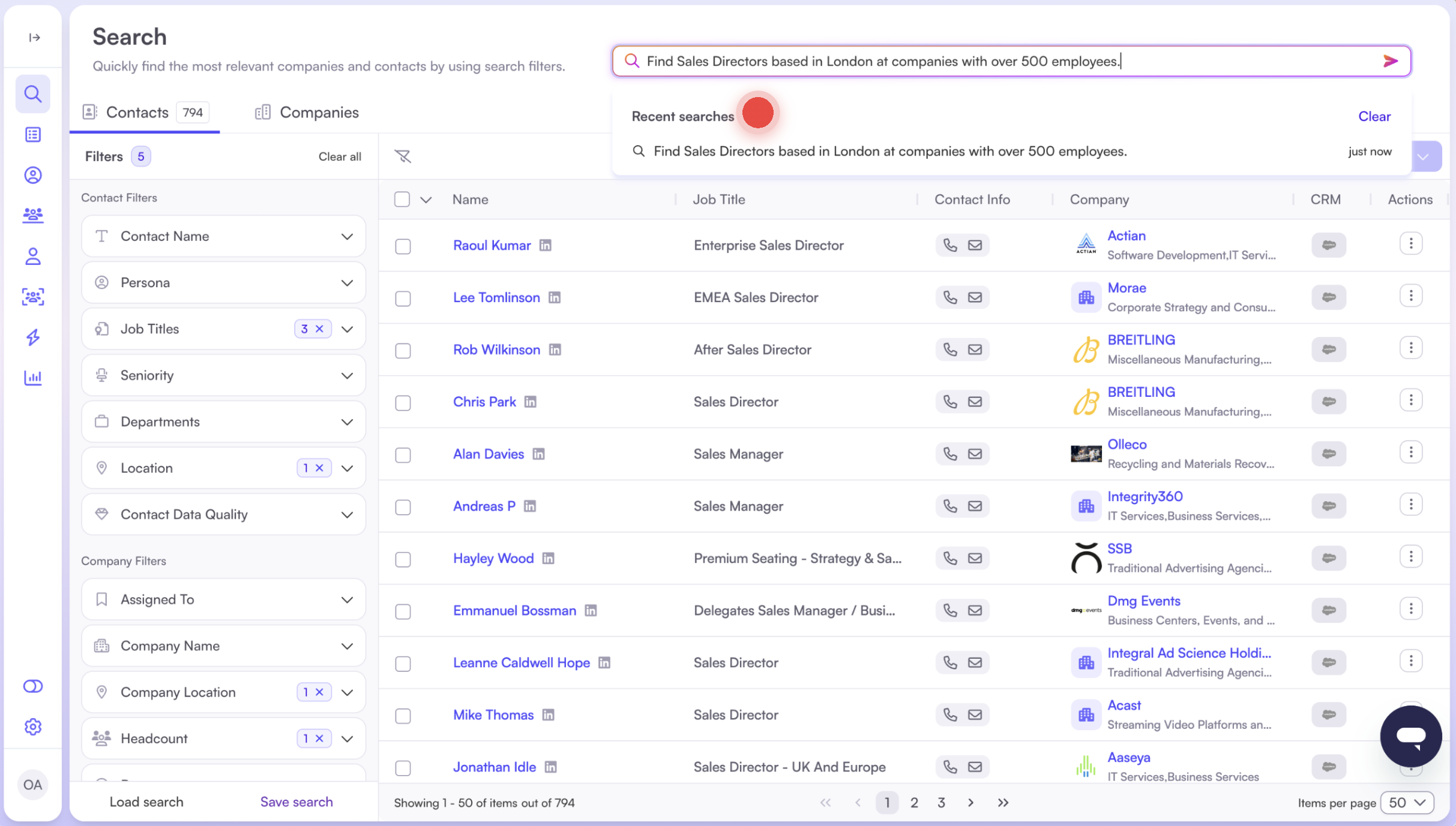 How to use AI Search in Cognism