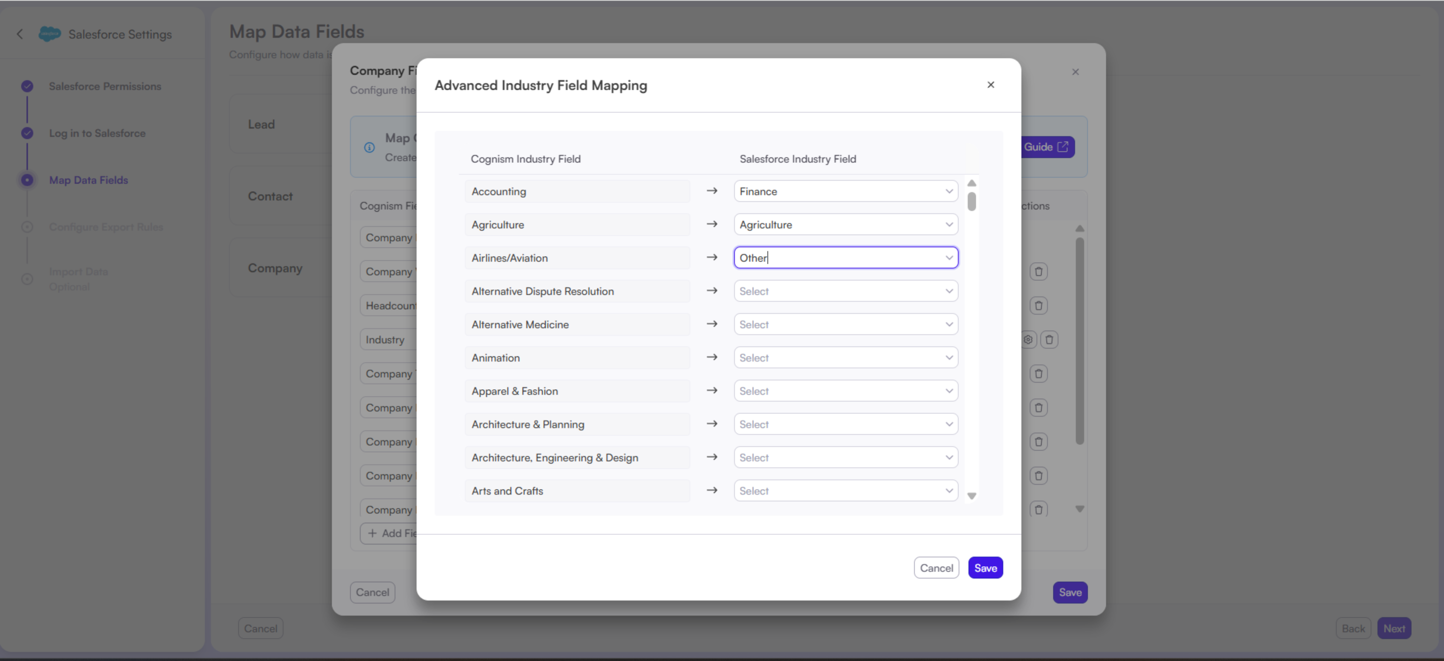 Conditional Mapping for CRM and SEP Integrations